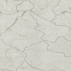 Homeroots 3' Aqua And Ivory Abstract Washable Indoor-outdoor Area Rug For Stylish Living Spaces & Patios 10' X 14' Polyester 601073