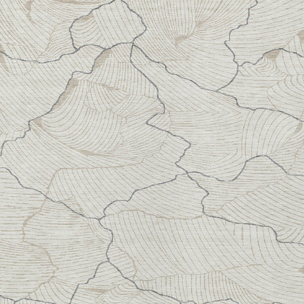 Homeroots 3' Aqua And Ivory Abstract Washable Indoor-outdoor Area Rug For Stylish Living Spaces & Patios 10' X 14' Polyester 601073