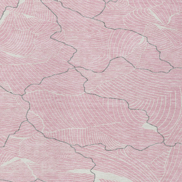 Homeroots 3' Aqua And Ivory Abstract Washable Indoor-outdoor Area Rug For Stylish Living Spaces & Patios 3' X 5' Polyester 601080