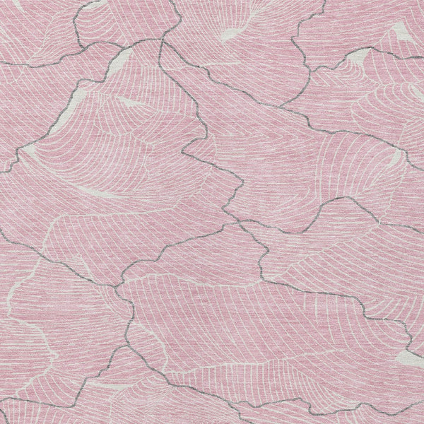 Homeroots 3' Aqua And Ivory Abstract Washable Indoor-outdoor Area Rug For Stylish Living Spaces & Patios 8' X 10' Polyester 601083