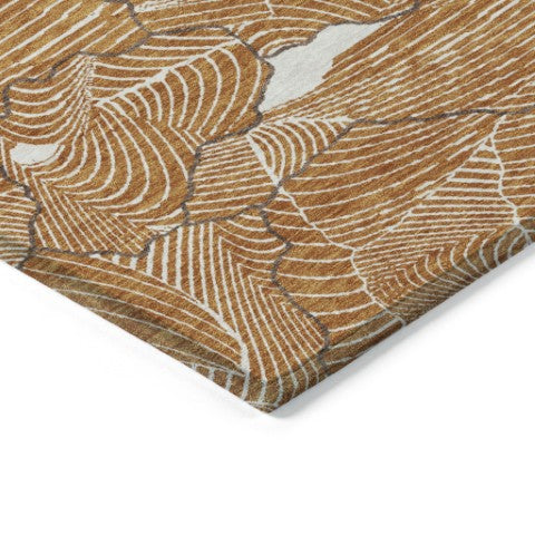 Homeroots 3' Aqua And Ivory Abstract Washable Indoor-outdoor Area Rug For Stylish Living Spaces & Patios 9' X 12' Polyester 601090