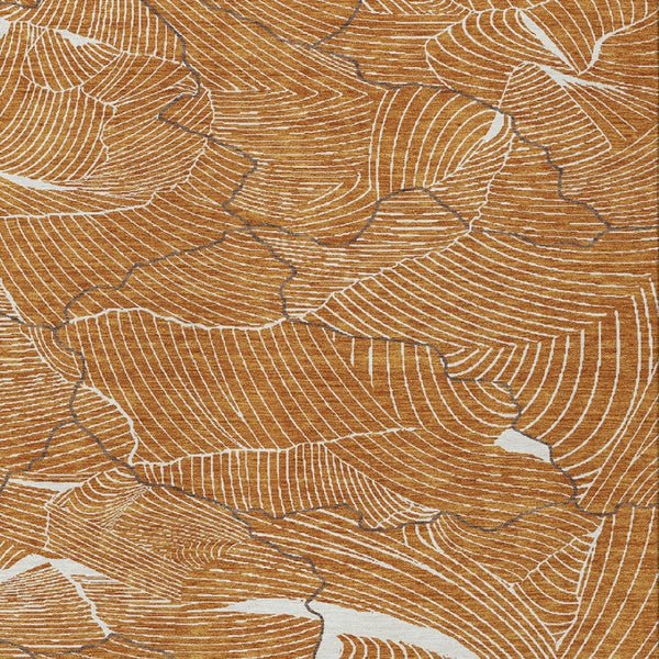 Homeroots 3' Aqua And Ivory Abstract Washable Indoor-outdoor Area Rug For Stylish Living Spaces & Patios 10' X 14' Polyester 601091