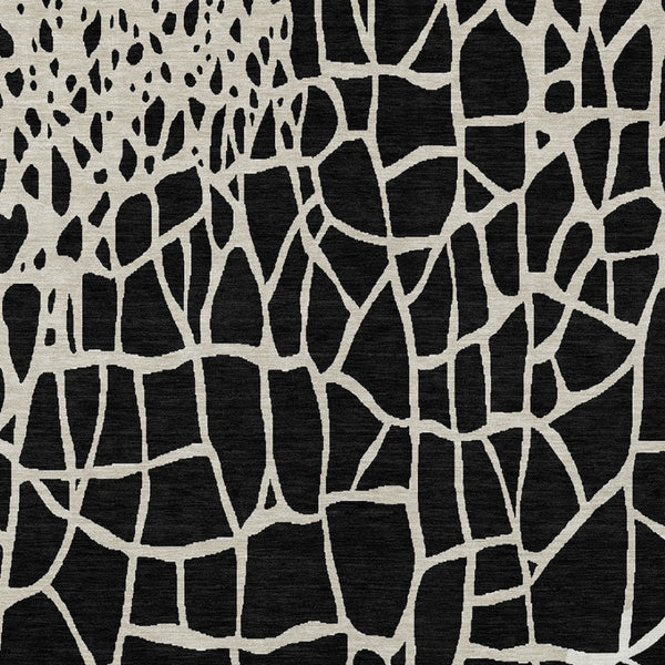 Homeroots 3' Beige And Tan Abstract Washable Area Rug For Indoor And Outdoor Spaces, Stain Resistant Design 3' X 5' Polyester 601104