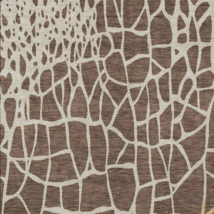 Homeroots 3' Beige And Tan Abstract Washable Area Rug For Indoor And Outdoor Spaces, Stain Resistant Design 10' X 14' Polyester 601115