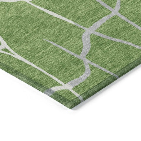 Homeroots 3' Beige And Tan Abstract Washable Area Rug For Indoor And Outdoor Spaces, Stain Resistant Design 8' Round Polyester 601118