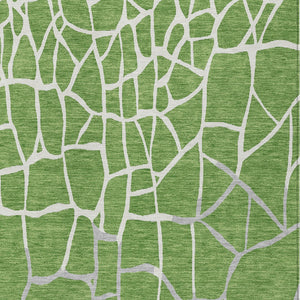 Homeroots 3' Beige And Tan Abstract Washable Area Rug For Indoor And Outdoor Spaces, Stain Resistant Design 10' X 14' Polyester 601121