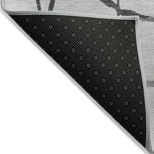 Homeroots 3' Beige And Tan Abstract Washable Area Rug For Indoor And Outdoor Spaces, Stain Resistant Design 9' X 12' Polyester 601132