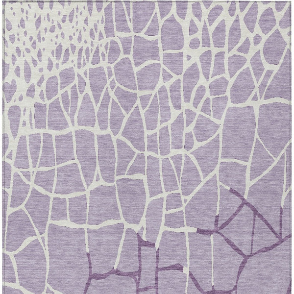 Homeroots 3' Beige And Tan Abstract Washable Area Rug For Indoor And Outdoor Spaces, Stain Resistant Design 3' X 5' Polyester 601140