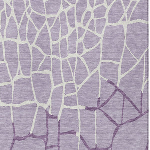 Homeroots 3' Beige And Tan Abstract Washable Area Rug For Indoor And Outdoor Spaces, Stain Resistant Design 3' X 5' Polyester 601140