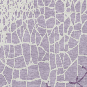 Homeroots 3' Beige And Tan Abstract Washable Area Rug For Indoor And Outdoor Spaces, Stain Resistant Design 5' X 8' Polyester 601141