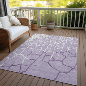 Homeroots 3' Beige And Tan Abstract Washable Area Rug For Indoor And Outdoor Spaces, Stain Resistant Design 9' X 12' Polyester 601144
