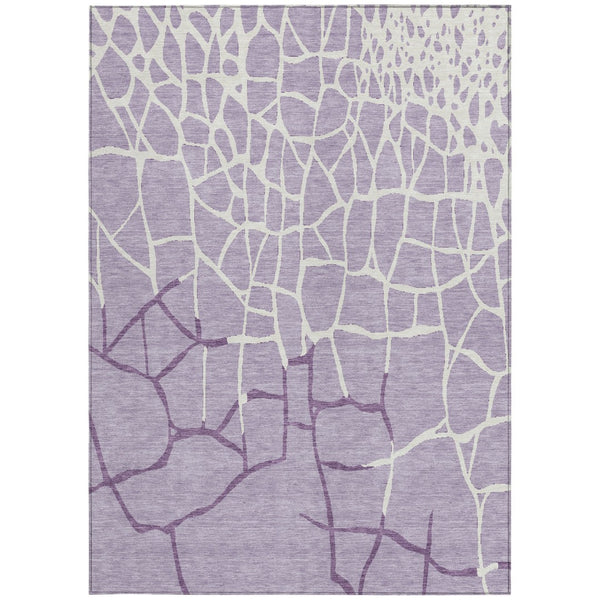 Homeroots 3' Beige And Tan Abstract Washable Area Rug For Indoor And Outdoor Spaces, Stain Resistant Design 10' X 14' Polyester 601145