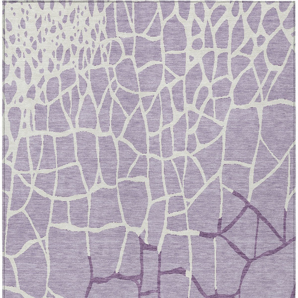 Homeroots 3' Beige And Tan Abstract Washable Area Rug For Indoor And Outdoor Spaces, Stain Resistant Design 10' X 14' Polyester 601145