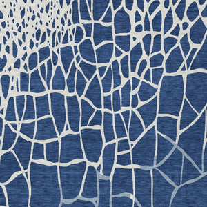 Homeroots 3' Beige And Tan Abstract Washable Area Rug For Indoor And Outdoor Spaces, Stain Resistant Design 8' X 10' Polyester 601149