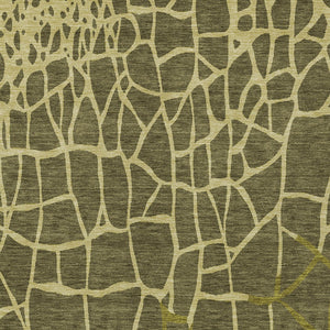 Homeroots 3' Beige And Tan Abstract Washable Area Rug For Indoor And Outdoor Spaces, Stain Resistant Design 10' X 14' Polyester 601157