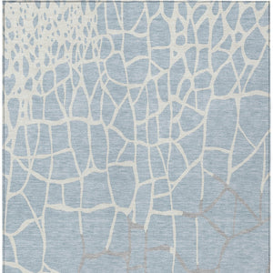Homeroots 3' Beige And Tan Abstract Washable Area Rug For Indoor And Outdoor Spaces, Stain Resistant Design 3' X 5' Polyester 601158