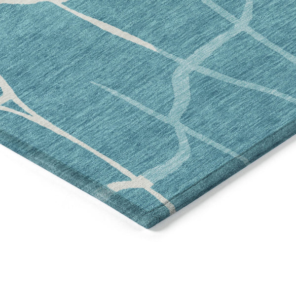 Homeroots 3' Beige And Tan Abstract Washable Area Rug For Indoor And Outdoor Spaces, Stain Resistant Design 10' X 14' Polyester 601169