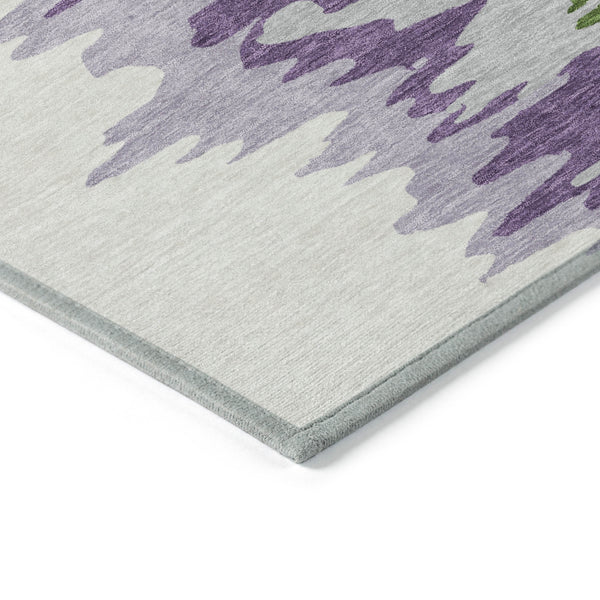 Homeroots 3' Stylish Abstract Beige Brown Gray Washable Indoor Outdoor Area Rug For Versatile Spaces 3' X 5' Polyester 601200