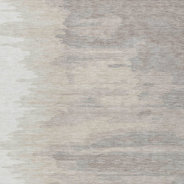 Homeroots 3' Stylish Abstract Beige Brown Gray Washable Indoor Outdoor Area Rug For Versatile Spaces 5' X 8' Polyester 601219