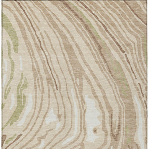 Homeroots 3' Durable Abstract Washable Area Rug For Indoor And Outdoor Spaces - Stylish And Stain Resistant 3' X 5' Polyester 601242