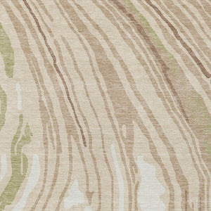 Homeroots 3' Durable Abstract Washable Area Rug For Indoor And Outdoor Spaces - Stylish And Stain Resistant 5' X 8' Polyester 601243