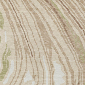 Homeroots 3' Durable Abstract Washable Area Rug For Indoor And Outdoor Spaces - Stylish And Stain Resistant 8' X 10' Polyester 601245