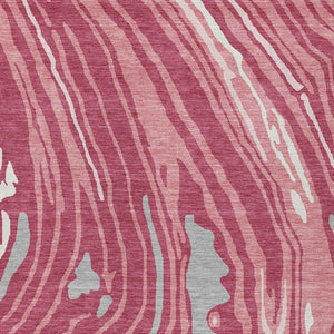 Homeroots 3' Durable Abstract Washable Area Rug For Indoor And Outdoor Spaces - Stylish And Stain Resistant 3' X 5' Polyester 601254