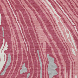 Homeroots 3' Durable Abstract Washable Area Rug For Indoor And Outdoor Spaces - Stylish And Stain Resistant 9' X 12' Polyester 601258