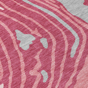 Homeroots 3' Durable Abstract Washable Area Rug For Indoor And Outdoor Spaces - Stylish And Stain Resistant 9' X 12' Polyester 601258