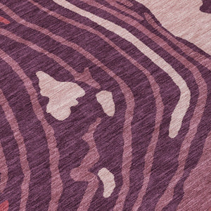 Homeroots 3' Durable Abstract Washable Area Rug For Indoor And Outdoor Spaces - Stylish And Stain Resistant 3' X 5' Polyester 601260