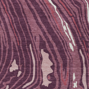 Homeroots 3' Durable Abstract Washable Area Rug For Indoor And Outdoor Spaces - Stylish And Stain Resistant 10' X 14' Polyester 601265