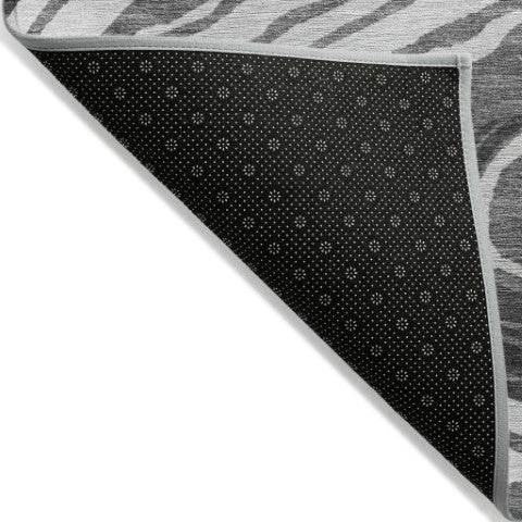 Homeroots 3' Durable Abstract Washable Area Rug For Indoor And Outdoor Spaces - Stylish And Stain Resistant 3' X 5' Polyester 601266