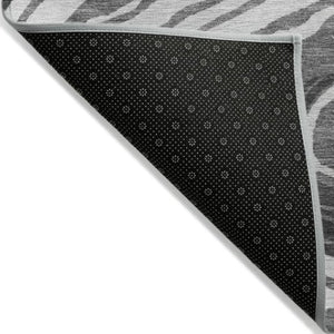 Homeroots 3' Durable Abstract Washable Area Rug For Indoor And Outdoor Spaces - Stylish And Stain Resistant 10' X 14' Polyester 601271