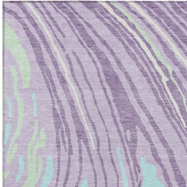 Homeroots 3' Durable Abstract Washable Area Rug For Indoor And Outdoor Spaces - Stylish And Stain Resistant 3' X 5' Polyester 601278