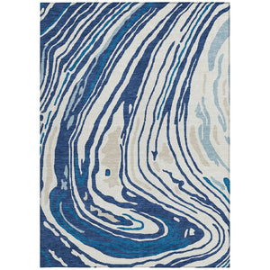 Homeroots 3' Durable Abstract Washable Area Rug For Indoor And Outdoor Spaces - Stylish And Stain Resistant 10' X 14' Polyester 601289