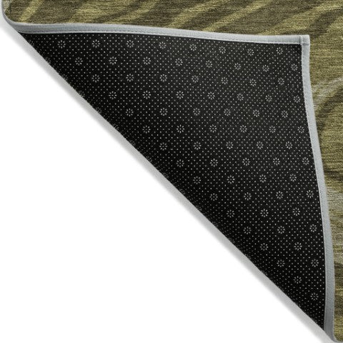 Homeroots 3' Durable Abstract Washable Area Rug For Indoor And Outdoor Spaces - Stylish And Stain Resistant 3' X 5' Polyester 601290