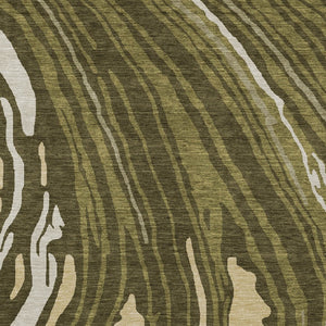 Homeroots 3' Durable Abstract Washable Area Rug For Indoor And Outdoor Spaces - Stylish And Stain Resistant 5' X 8' Polyester 601291