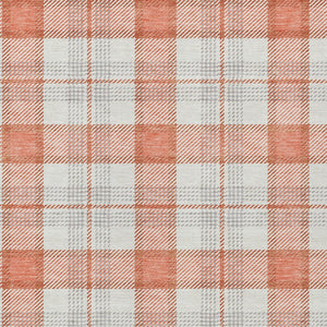 Homeroots 3' Aqua And Gray Plaid Washable Area Rug - Durable Indoor Outdoor Design For High Traffic Spaces 8' X 10' Polyester 601323