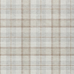 Homeroots 3' Aqua And Gray Plaid Washable Area Rug - Durable Indoor Outdoor Design For High Traffic Spaces 9' X 12' Polyester 601330