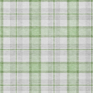 Homeroots 3' Aqua And Gray Plaid Washable Area Rug - Durable Indoor Outdoor Design For High Traffic Spaces 3' X 5' Polyester 601338