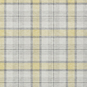 Homeroots 3' Aqua And Gray Plaid Washable Area Rug - Durable Indoor Outdoor Design For High Traffic Spaces 8' X 10' Polyester 601377