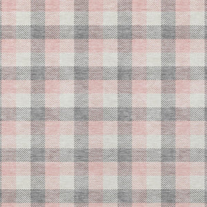 Homeroots 3' Stylish Brown Green Beige Plaid Washable Rug For Indoor And Outdoor Use - Durable And Chic 8' X 10' Polyester 601395