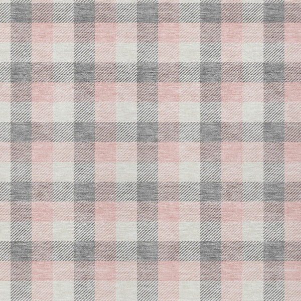 Homeroots 3' Stylish Brown Green Beige Plaid Washable Rug For Indoor And Outdoor Use - Durable And Chic 10' X 14' Polyester 601397