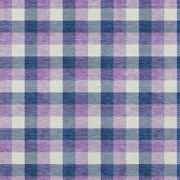 Homeroots 3' Stylish Brown Green Beige Plaid Washable Rug For Indoor And Outdoor Use - Durable And Chic 5' X 8' Polyester 601411