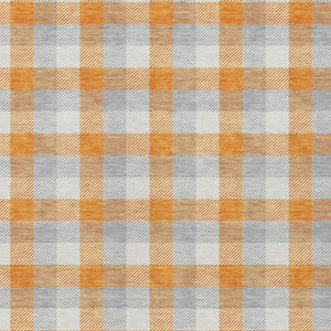 Homeroots 3' Stylish Brown Green Beige Plaid Washable Rug For Indoor And Outdoor Use - Durable And Chic 3' X 5' Polyester 601416