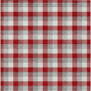Homeroots 3' Stylish Brown Green Beige Plaid Washable Rug For Indoor And Outdoor Use - Durable And Chic 5' X 8' Polyester 601429