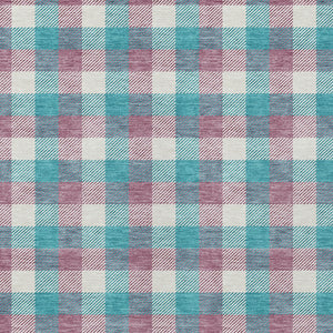 Homeroots 3' Stylish Brown Green Beige Plaid Washable Rug For Indoor And Outdoor Use - Durable And Chic 10' X 14' Polyester 601445