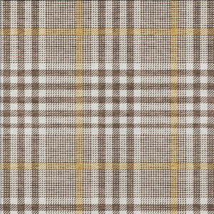 Homeroots 3' Stylish Black Gold & Ivory Plaid Washable Rug - Perfect For Indoor & Outdoor High Traffic Areas 9' X 12' Polyester 601468