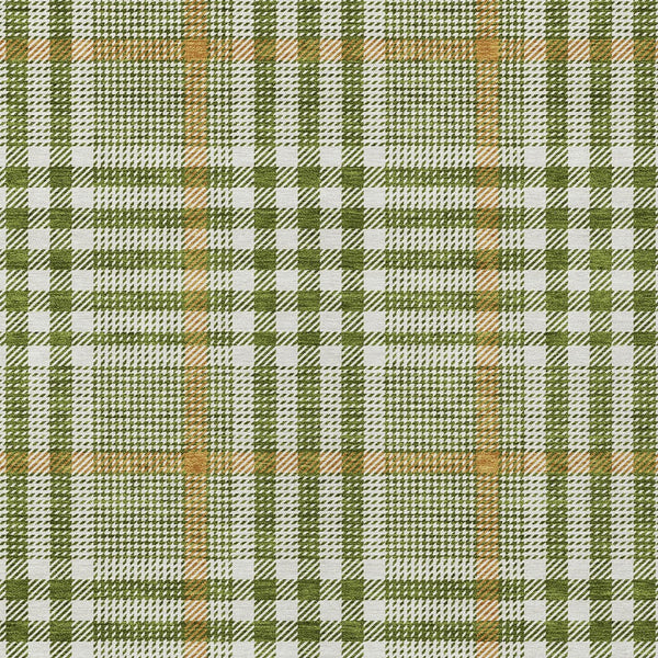 Homeroots 3' Stylish Black Gold & Ivory Plaid Washable Rug - Perfect For Indoor & Outdoor High Traffic Areas 5' X 8' Polyester 601495