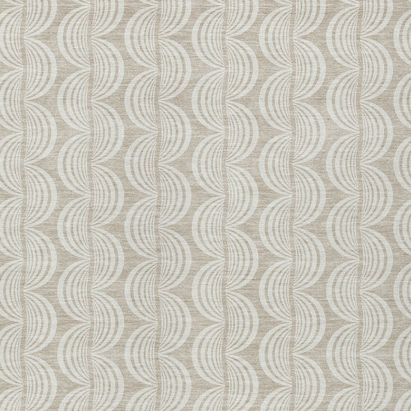 Homeroots 3' Beige And Ivory Ogee Washable Area Rug For Indoor And Outdoor Spaces – Durable, Stylish Design 9' X 12' Polyester 601528